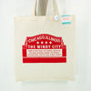 Chicago tote bag, Wrigley Field sign souvenir, Chicago gift idea, Reusable Chicago Tote Bag