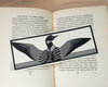 Common Loon Art Bookmark - Maine Loon Bookmark