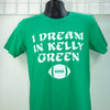 Kelly green Eagles football tshirt, Philadelphia Eagles football fan shirt, i dream in kelly green shirt by exit343design