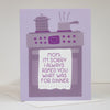 funny Mother's Day card, card for mom of adults, I'm sorry I always asked you what was for dinner card for mom