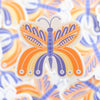 butterfly sticker, gift for gardener, pollinator sticker, illustrated butterfly sticker
