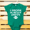 Philadelphia Eagles football baby tshirt, Philadelphia football onesie, Philly baby, I dream in kelly green by exit343design