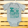 funny baby onesie, I am a slob baby bodysuit, funny baby tshirt, snarky baby shower gift
