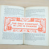 Inspirational Bookmark- The Only Constant is Change Art Bookmark