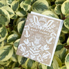 blank baby shower thank you card