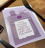 funny Mother's Day card, card for mom of adults, I'm sorry I always asked you what was for dinner card for mom