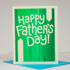 colorful Father's day card, simple father's day card, blank card for dad, OOAK Father's Day Card