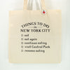 New York City tote bag, NYC food lover gift idea, New York City souvenir