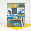 Greetings from Philadelphia greeting card, Philly tourism greeting card, Philadelphia icons souvenir card
