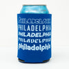 Philadelphia sports koozie, Philadelphia pride can holder, Philly fonts can coolie, Philadelphia souvenir can huggie