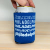 Philadelphia sports koozie, Philadelphia pride can holder, Philly fonts can coolie, Philadelphia souvenir can huggie