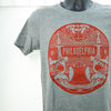 Philadelphia pride tshirt, philly folk art shirt, Ben Franklin Bridge shirt for adults, Philadelphia souvenir tee shirt