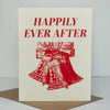 Philadelphia wedding congratulations card, Liberty Bells wedding card, Happily Ever After Card