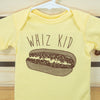 Philadelphia baby, Philly cheesesteak baby onesie, Whiz Kid baby bodysuit