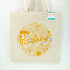 Pittsburgh tote bag, Pittsburgh icons gift, Pittsburgh Pennsylvania souvenir
