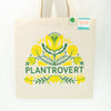 Plantrovert tote bag, plant lover gift idea, plant collector gift, plant themed tote bag