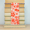Red Flower Bookmark, Art Bookmark Gift Idea for Teacher