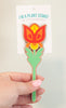 decorative plant stake for houseplants by exit343design