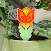 modern plant stake for indoor houseplants