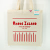 Rhode Island tote bag, Rhode Island souvenir, funny Awful Awful tote bag