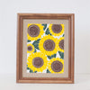 sunflower art print by exit343design