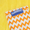 GIFT WRAP UPGRADE: SMALL ITEMS, Orange ZigZag