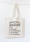 Austin Texas tote bag souvenir