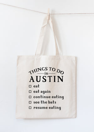 Austin Texas tote bag souvenir