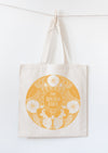 The Golden State tote bag with California state symbols