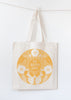 The Golden State tote bag with California state symbols