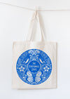 The Centennial State tote bag with Colorado symbols