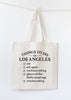 Los Angeles tote bag souvenir