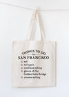 San Francisco tote bag souvenir