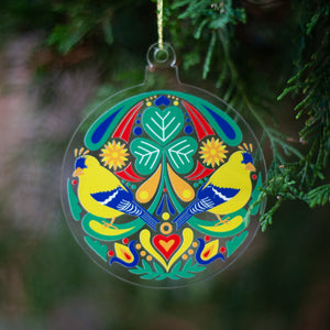 American Goldfinch Christmas tree ornament