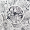 Baltimore city sticker souvenir with Baltimore icons