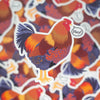 Brahma chicken sticker