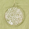 Chicago christmas tree ornament by exit343design
