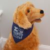 dog rescue dog bandanna in navy