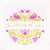 floral thinking of you card by exit343design