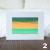 split fountain abstract sunset art print, Harvey Cedars print series by exit343design