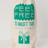 regift funny holiday gift bag for wine gift by exit343design