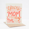 mother's day card with hand-drawn type by exit343design