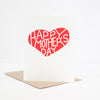 mother's day card with a bold red heart by exit343design