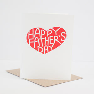 classic father's day card printed in the USA by exit343design