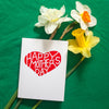 mother's day card with a bold red heart by exit343design