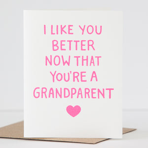 card for grandparent, funny mother's day card, funny father's day card by exit343design