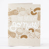 go nuts pun birthday card by exit343design