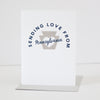 sending love from Pennsylvania greeting card by exit343design