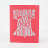 Liberty bell card, happy holidays from Philadelphia, Philly greeting card, Philadelphia Christmas card