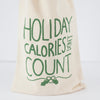 funny holiday gift idea, Christmas wine bag, holiday calories don't count booze bag by exit343design